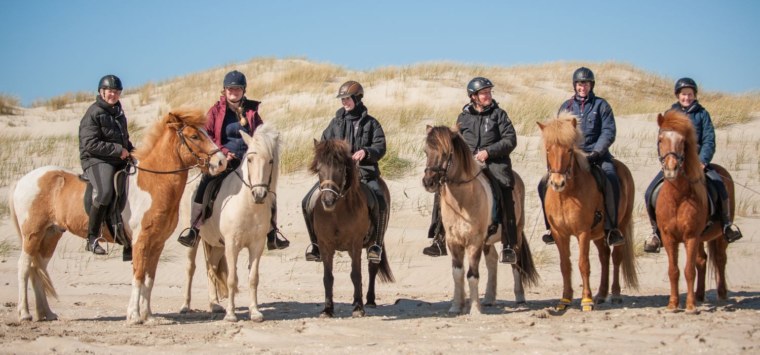 Photo from the Danish Beach Trails ride.