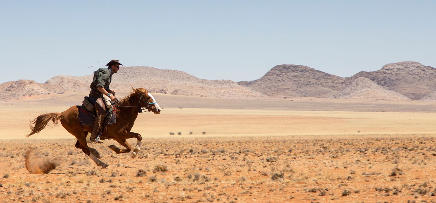 Photo from the Namibia Horse Safari Company ride.