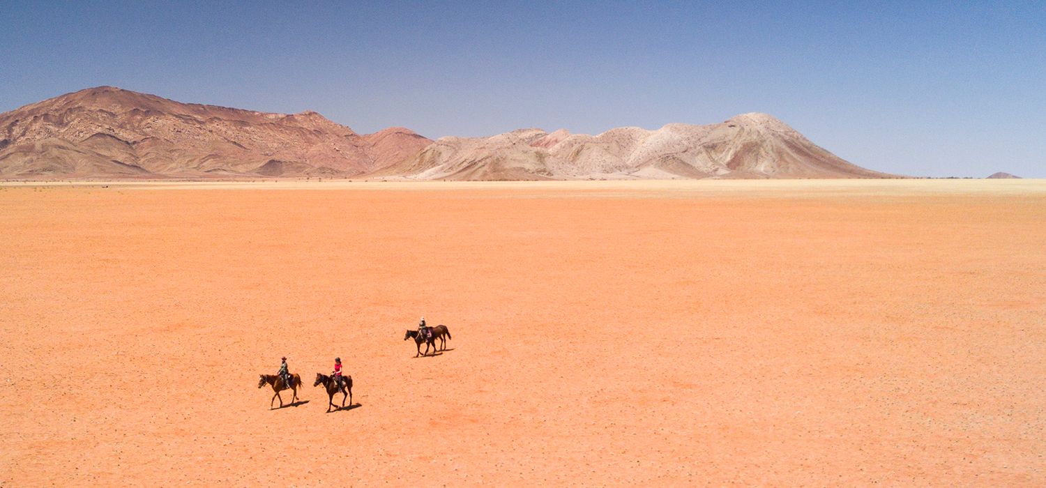 Photo from the Namibia Horse Safari Company ride.